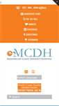 Mobile Screenshot of mcdh.org