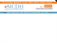Tablet Screenshot of mcdh.org